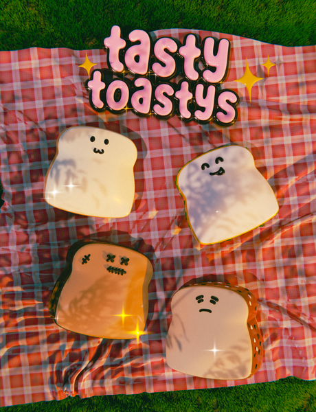 Hasty tasty toasties, Food